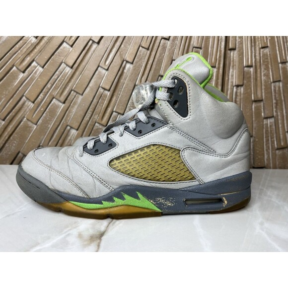 Air Jordan 5 Retro Green Bean Silver/Flint Grey DM9014 Sz 9 Sneakers Shoes Men main image 10